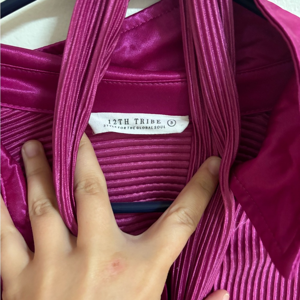 12th Tribe Magenta Dress - Picture 4 of 4